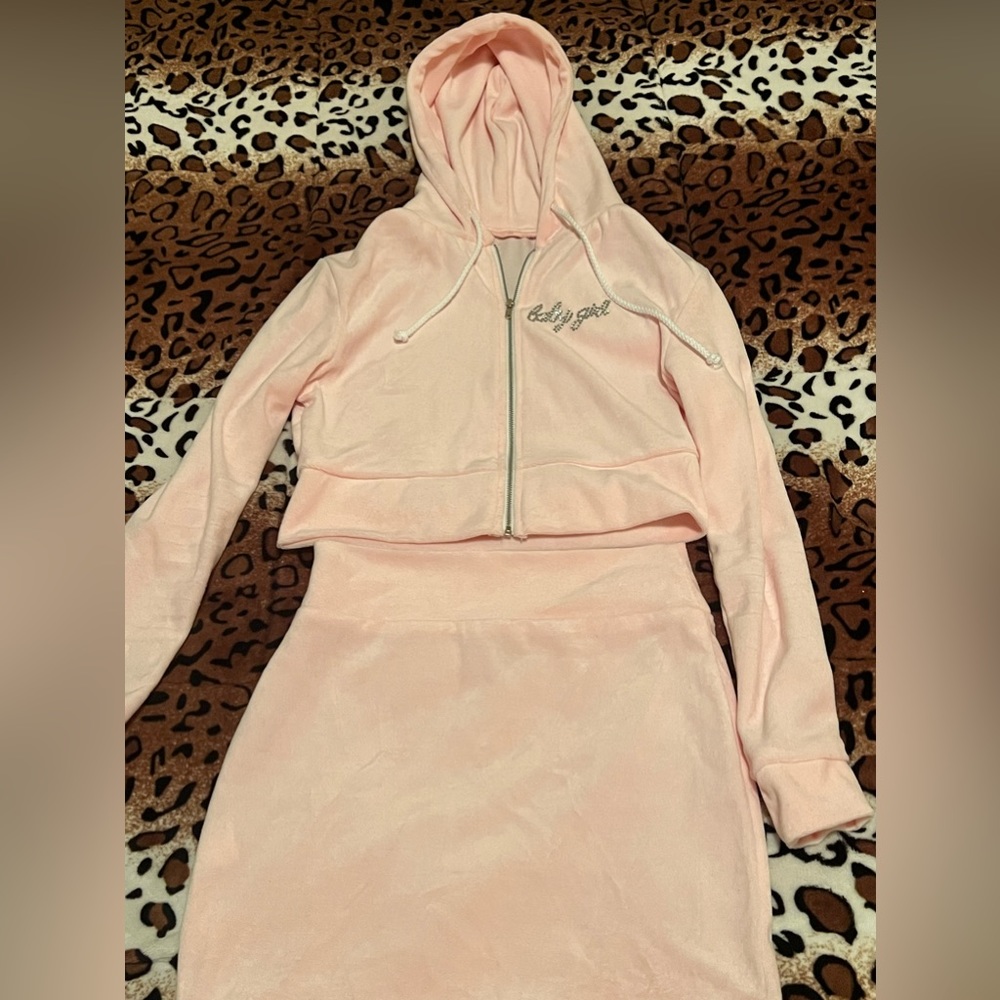Akna pink BabyGirl tracksuit